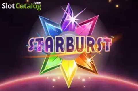 Klasik NetEnt Starburst slot ekranı